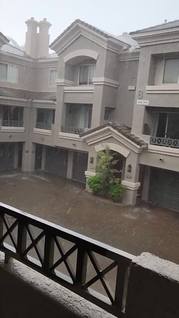 Rain coming down by Casey Woollard