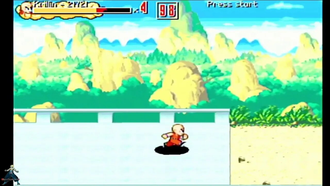 Dragon Ball :Demo Play As Krillin On Dreamcast