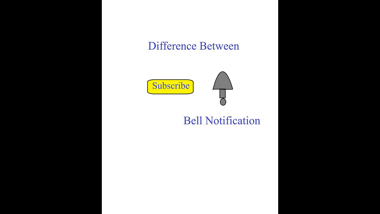 Difference Between Subscribe Button And Bell Notifications