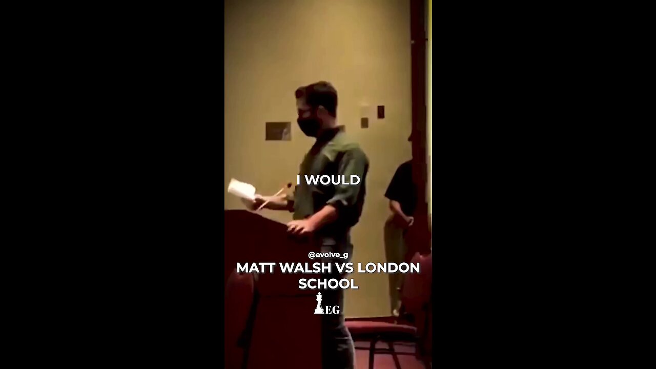 Matt Walsh Only Getting 30 Seconds To Speak