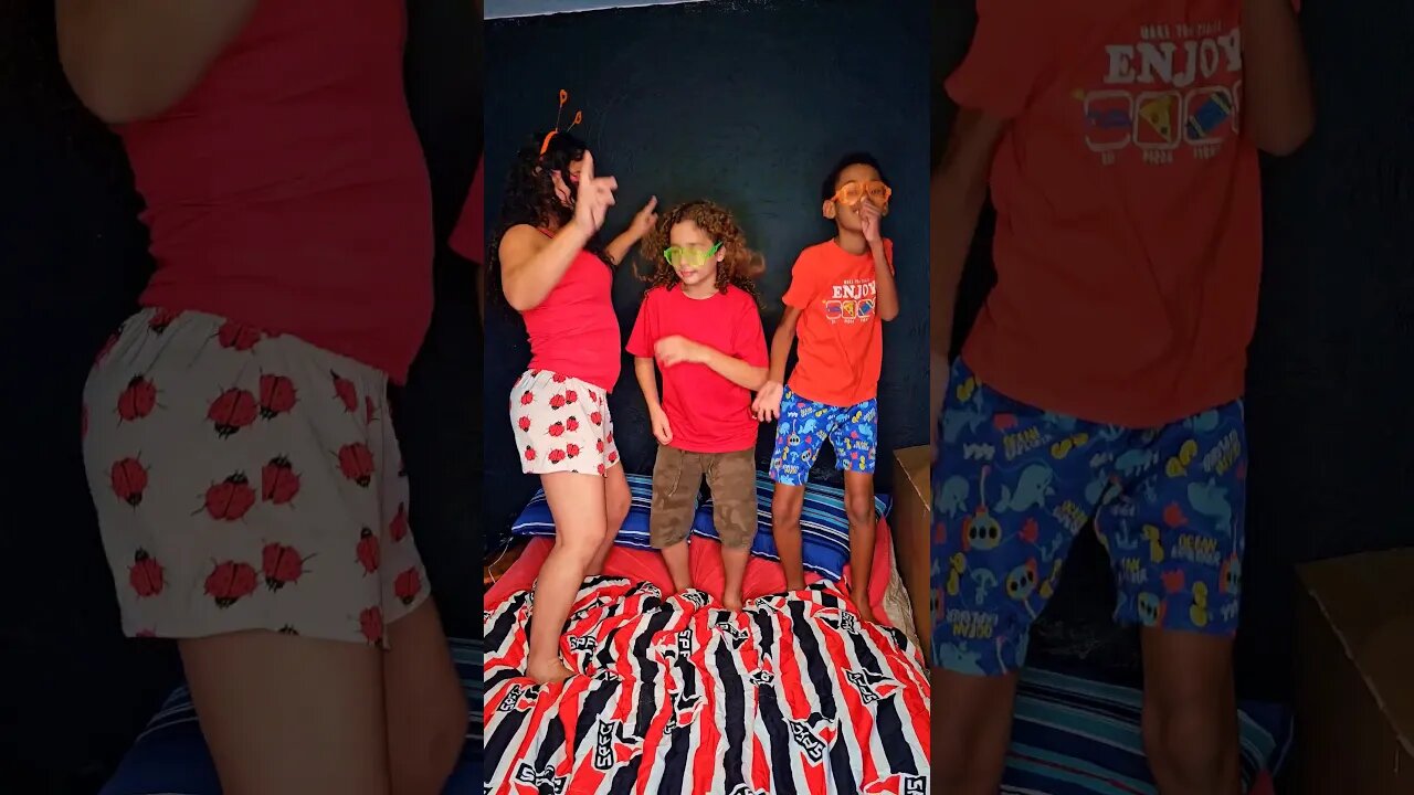 FIZERAM A FESTA NA HORA DE DORMIR! #funny #viral #comedy #humor #família