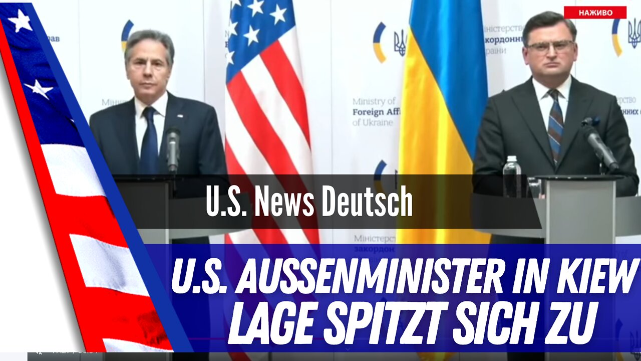 U.S. Aussenminister Blinken in der Ukraine.