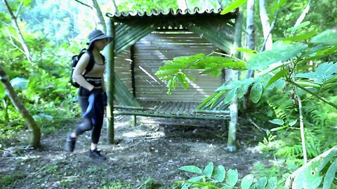Make a shelter out of bamboo on a solo camping and bushcraft expedition in Free Bushcraft Episode 1.