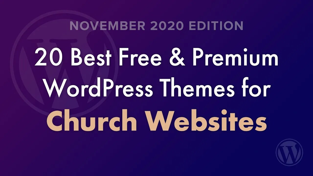 20 Best WordPress Themes for Church Websites - November 2020 Edition