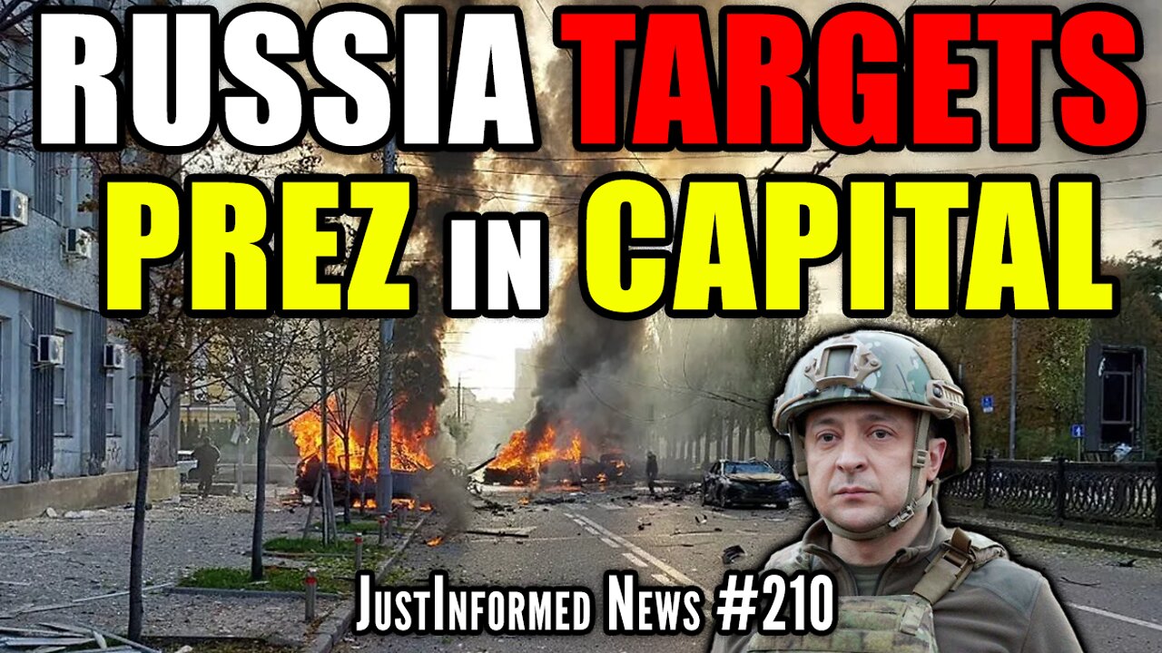 Russia Targets President In MASSIVE BOMBING Of Capital City In Ukraine! | JustInformed News #210