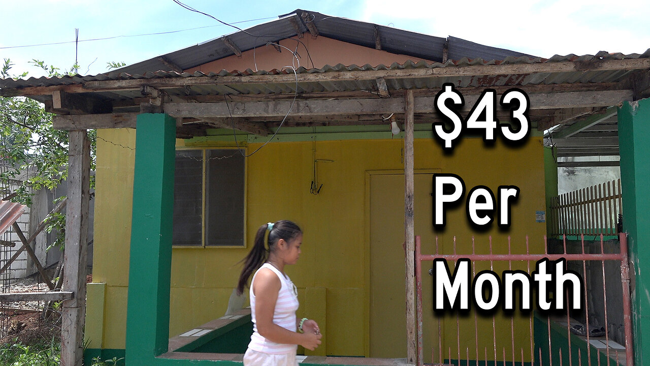 I Rented A House for $43 U.S. Dollars Per Month In The Philippines!