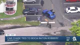 Car chase tied to robbery at Boca Raton mall