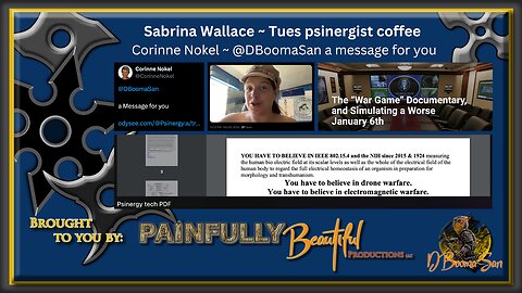 Sabrina Wallace ~ Tues psinergist coffee | Corinne Nokel ~ @DBoomaSan a message for you