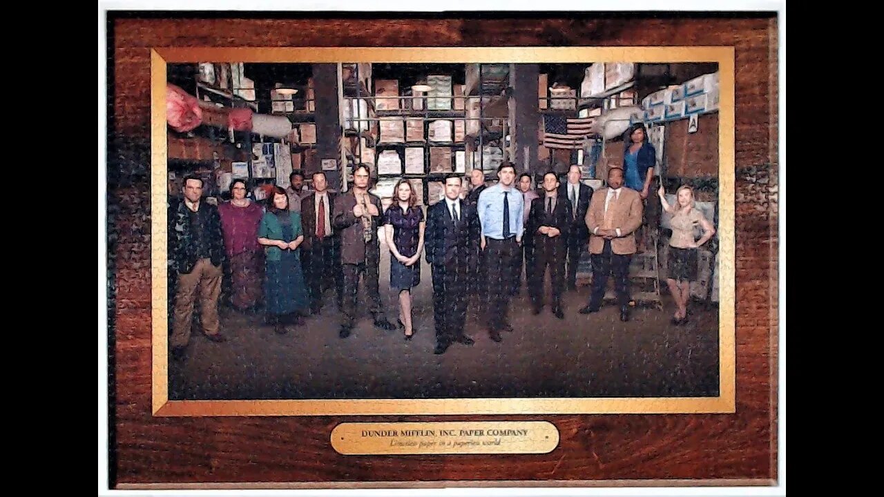 The Office 3000 Piece Jigsaw Puzzle Time Lapse