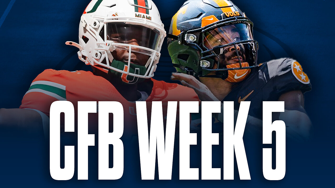 CFB Week 5 Rankings, CFB Week 5 Picks, & Miami vs Virginia Tech Preview