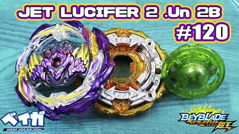 Testando combo 120 - JET LUCIFER 2 .Un 2B vs 3 combos - Beyblade Burst ベイブレードバースト