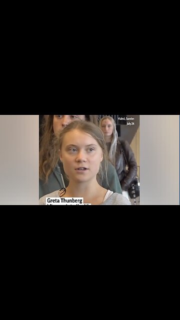 Greta Thunberg is now on the Record as a Petty Criminal