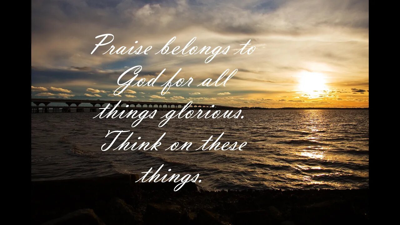 Praise The Lord; Psalm 146