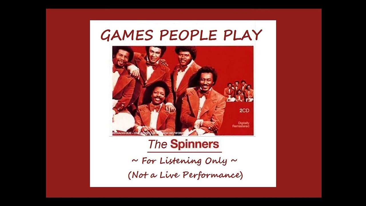 › › The Spinners • ' Games People Play ' • 1975 • *Love the Song. Relevant Title.