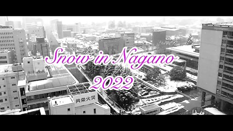 雪のスローモーション @長野