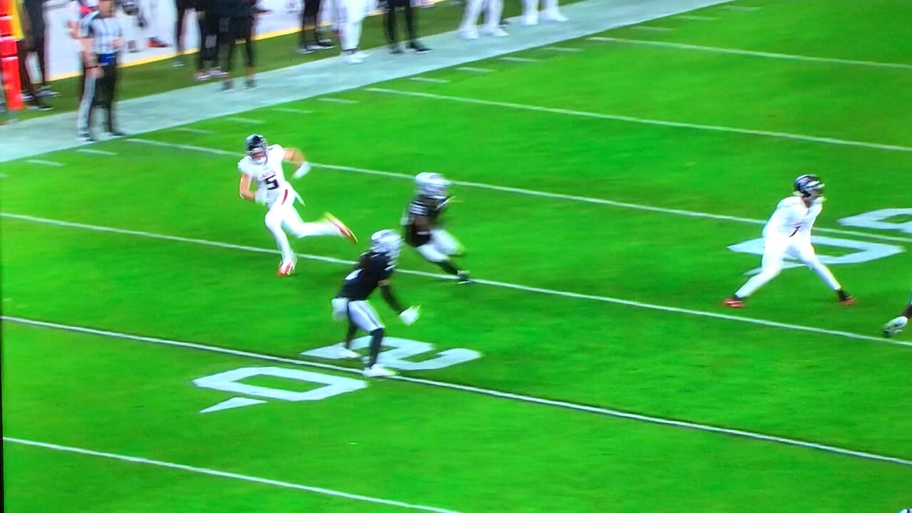 Falcons WR #5 Drake London TD 🏈30yds. Nice juke move 🔥🔥🔥