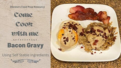 Easy Homemade Bacon Gravy Using Bacon Grease