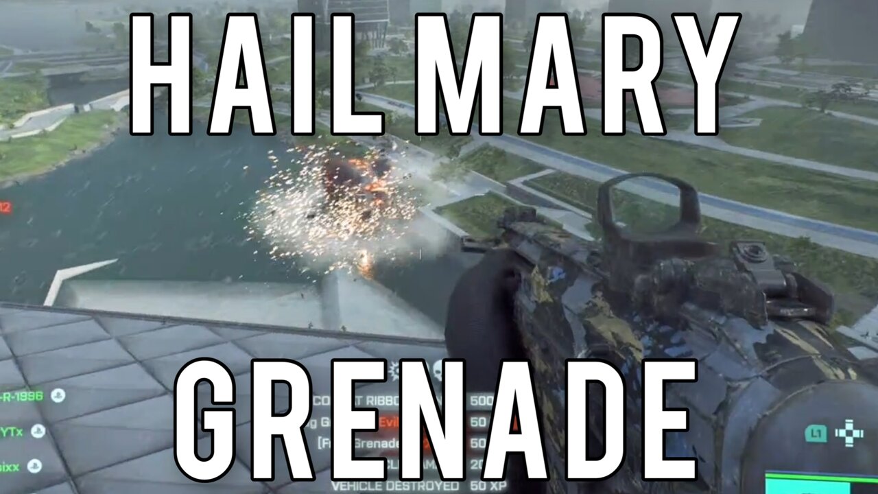 HAIL MARY GRENADE on Wildcat Battlefield 2042