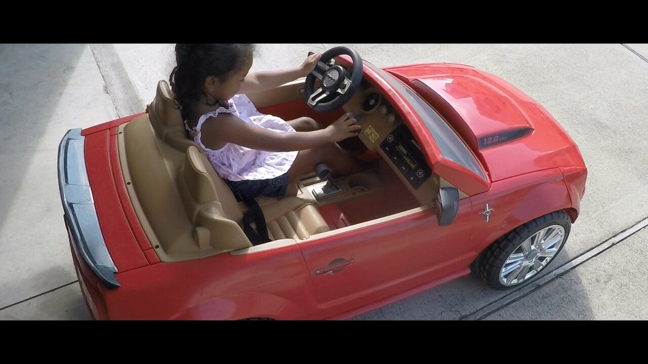 Blasian Babies Sister Power Wheels Driving School!