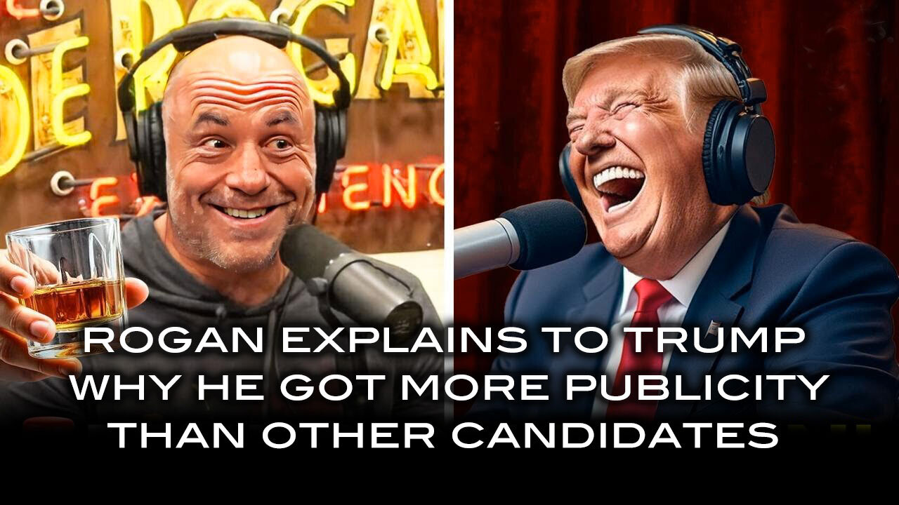 Rogan Explains to Trump Why He Got More Publicity Than Other Candidates