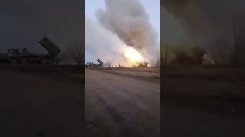 RUSSIAN FORCES ARE LAUNCHING MISSILE! RUSSIA UKRAINE WAR!