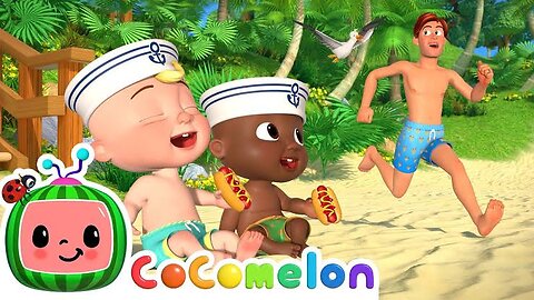 Playdate at the Beach Song | The Sailor Went to Sea | CoComelon Nursery Rhymes & Kids Songs