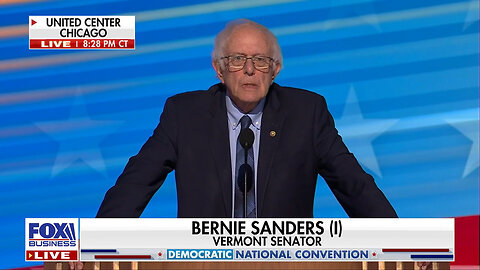 Sen. Bernie Sanders Addresses The DNC