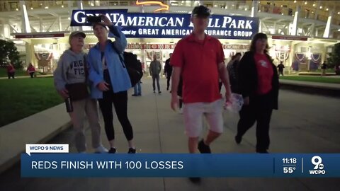 Reds fans leave GABP one last time as Reds lose 100 games for first time since 1982