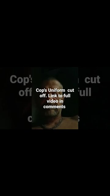 Cop arrested and Uniform cut off