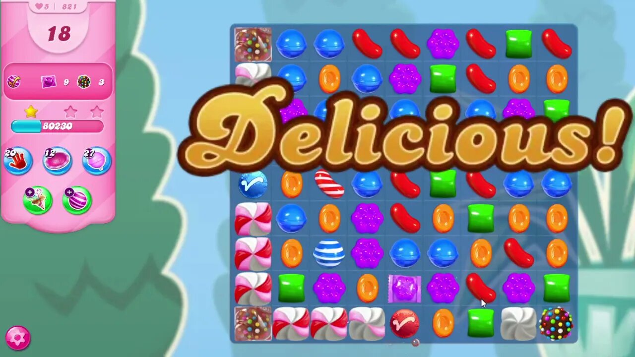 Candy Crush Saga Level 821