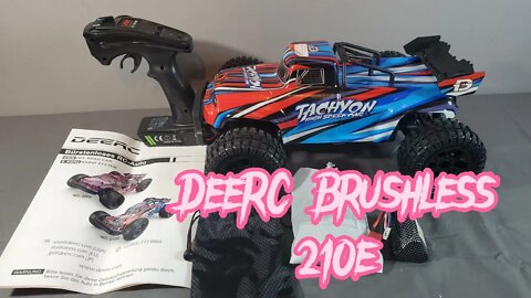 210e Brushless DeeRc Tachyon Handling and Response Test