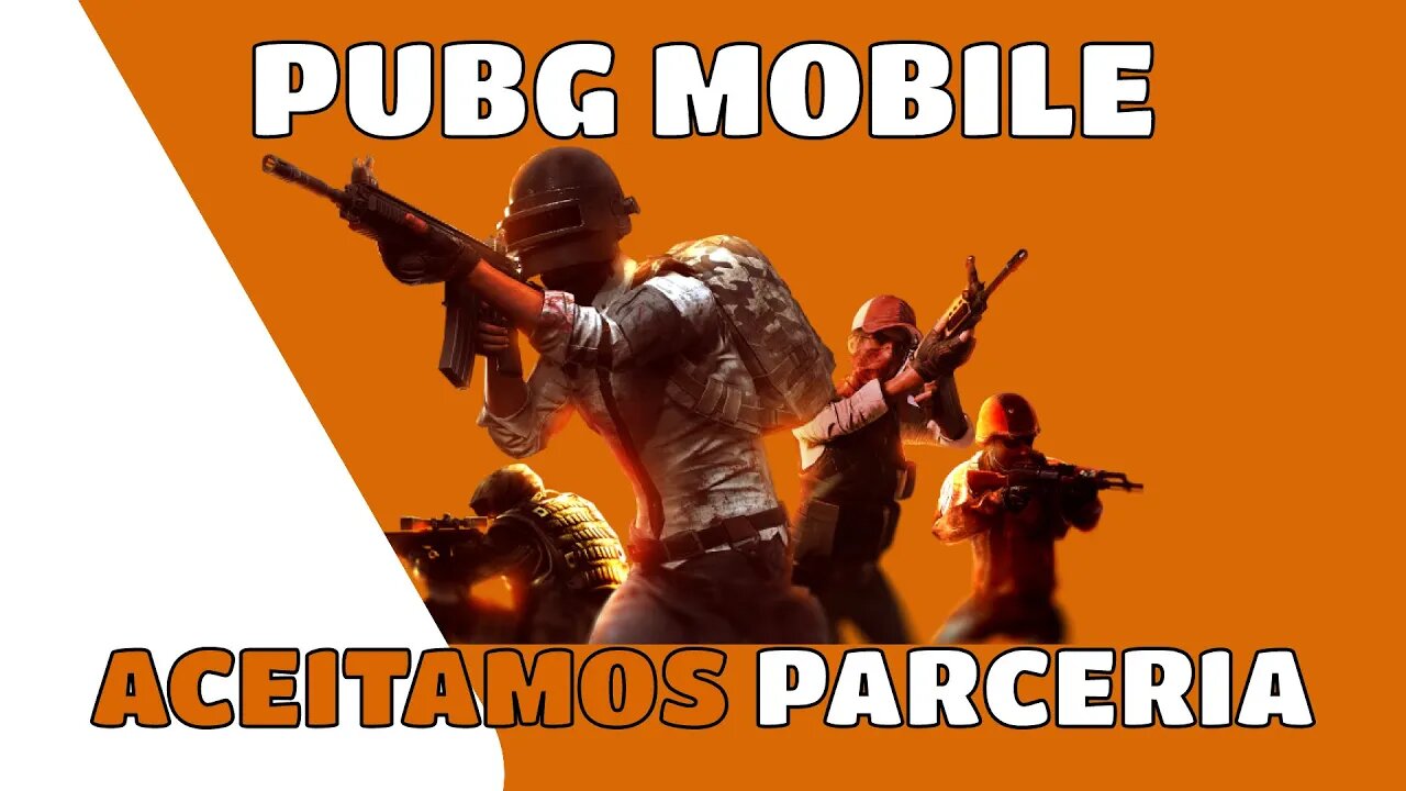 PUBG MOBILE AO VIVO ACEITAMOS PARCERIA!