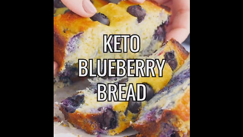 KETO BLUEBERRY BREAD