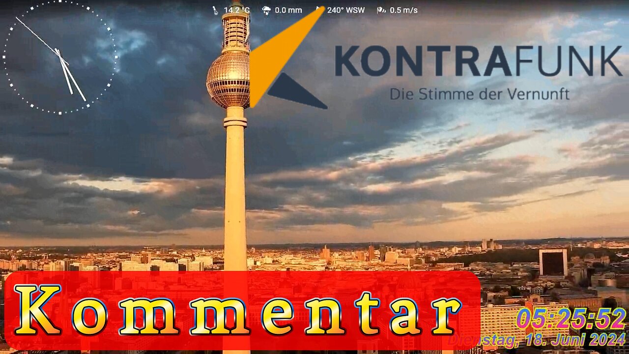 Kontrafunk Kommentar 18.06.2024 - Alexander Meschnig #glaubewenig, #hinterfragealles, #denkeselbst