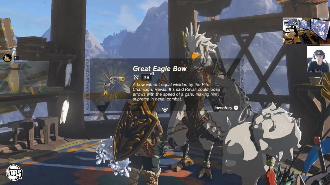 Great Eagle Bow Quest Zelda TOTK Completion