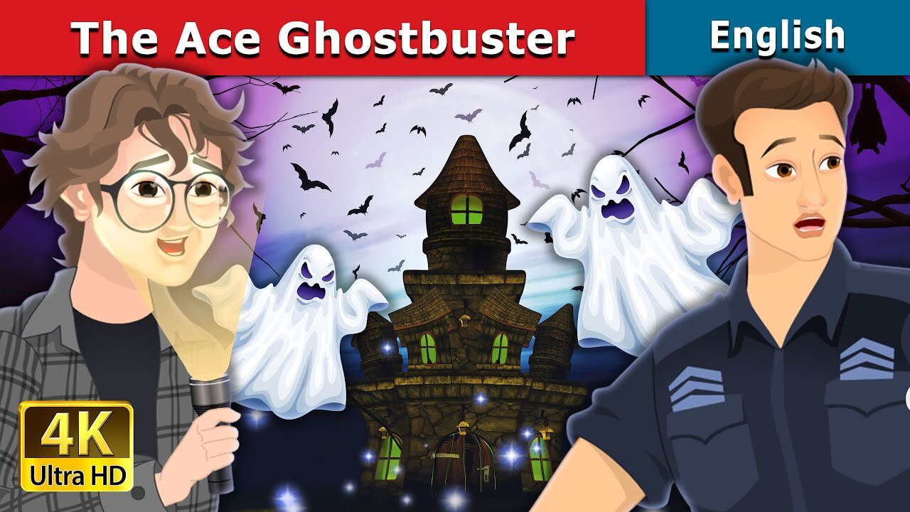 The Ace Ghostbuster | English Fairy Tales | Cartoon in English | Story in English