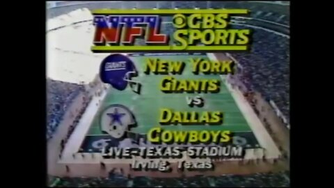 1985-12-15 New York Giants vs Dallas Cowboys