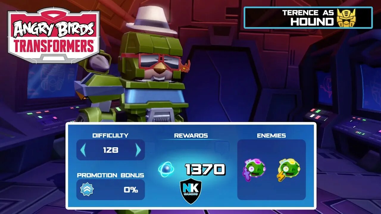 Angry Birds Transformers - Spark Run Series - Level 128 - Featuring Hound