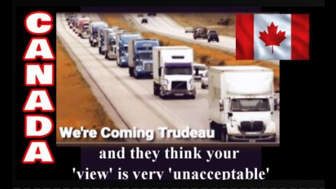 Canadian Truckers Convoy on Road to FREEDOM !!