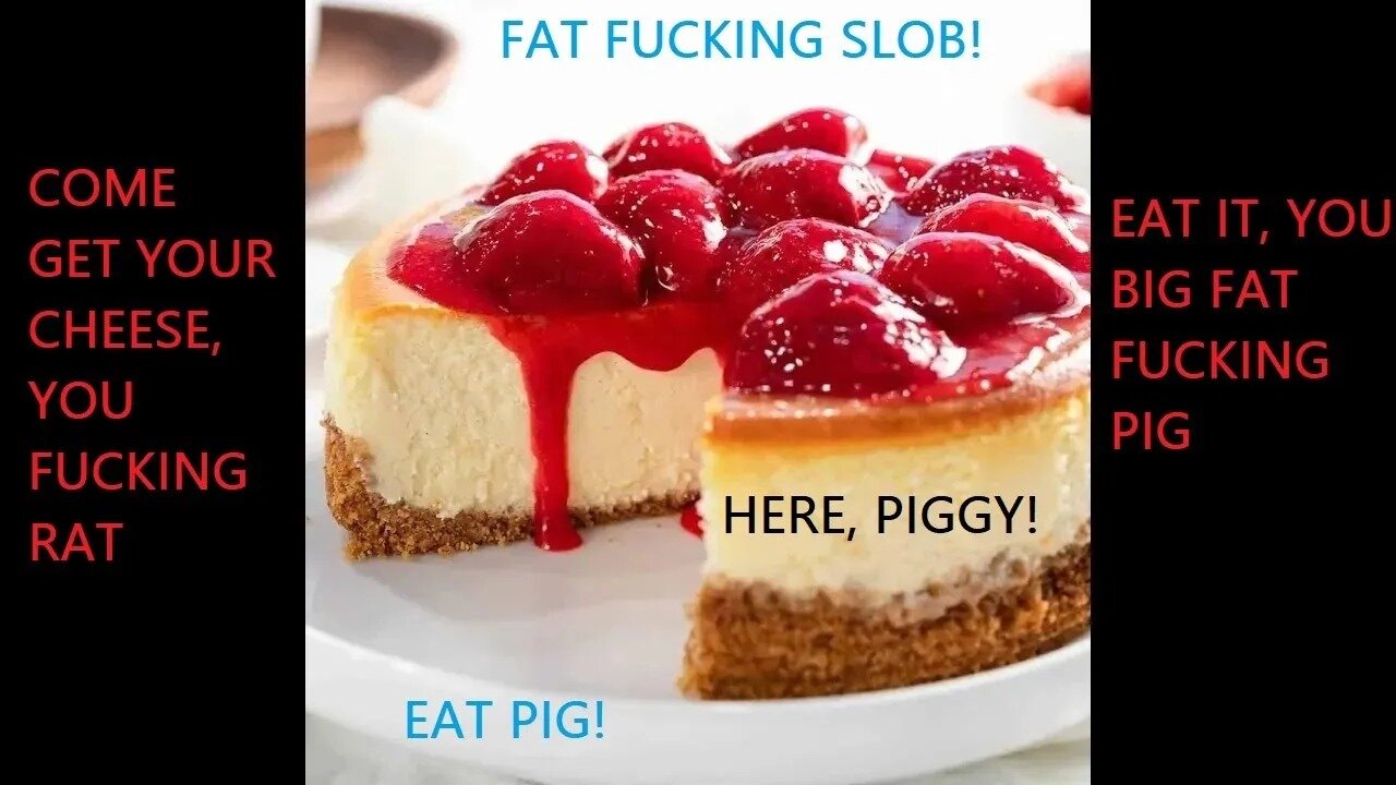 If you're a FAT FUCKING SLOB who needs to lose weight, you should try this LOW CALORIE CHEESECAKE!😋