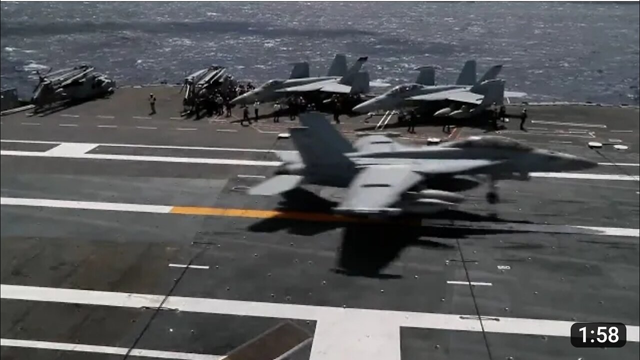 Flight Ops Aboard USS Gerald R. Ford