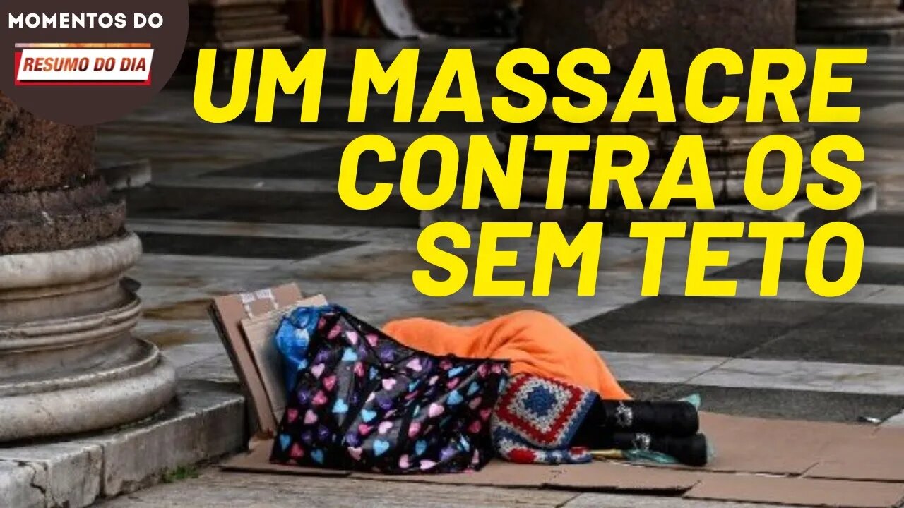 Frente fria vem junto a recorde de moradores de rua no país | Momentos do Resumo do Dia