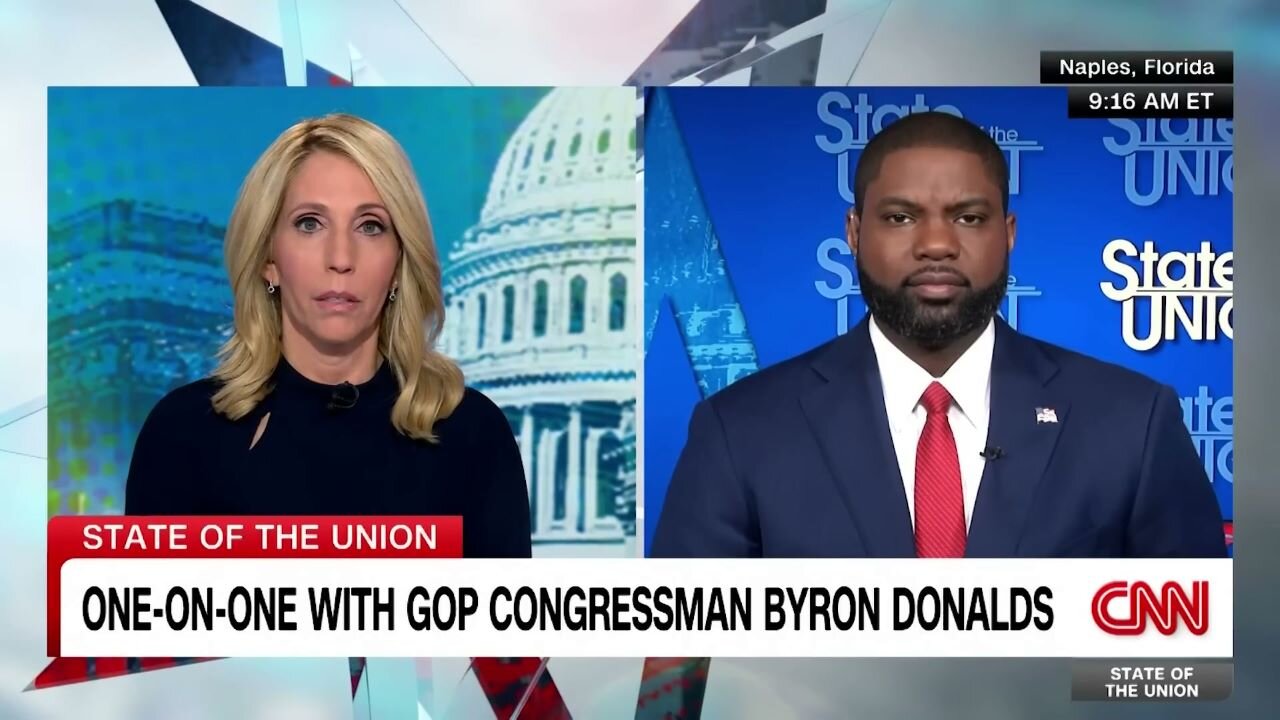 Rep. Byron Donalds Schools Dana Bash On Obama's Economy, So She Pivots To 'Election Integrity'