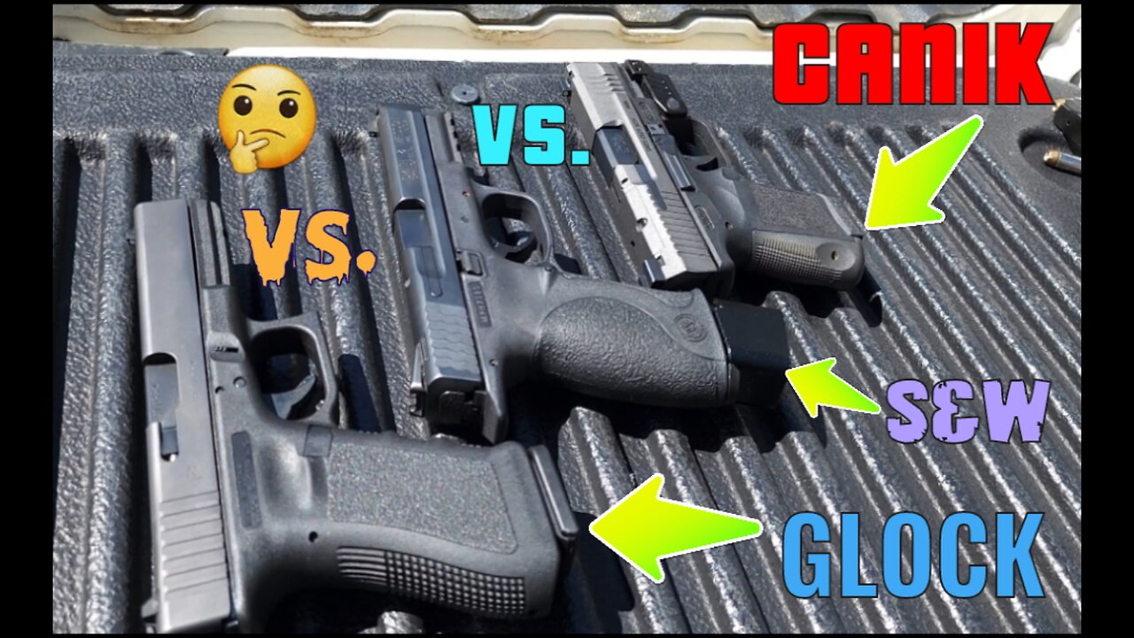 Glock, VS. Smith & Wesson, VS. Canik!!!! SURPRISING RESULTS!!!