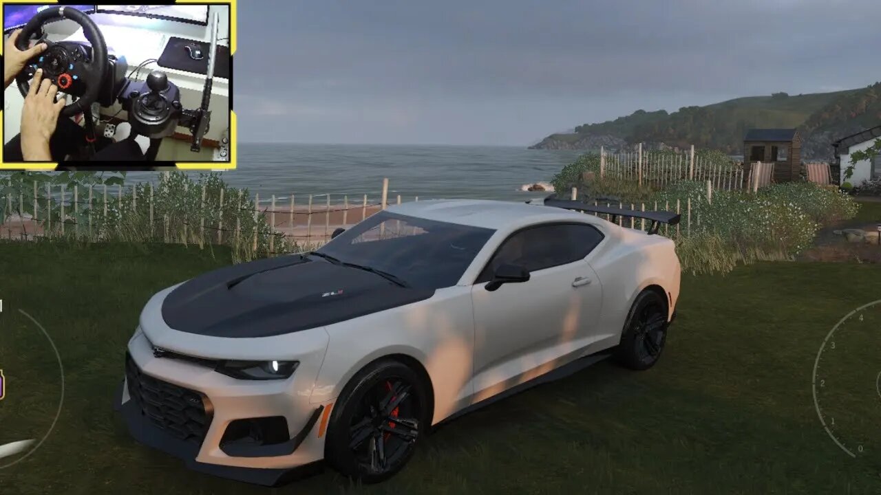 CHEVROLET CAMARO ZL1 1LE Forza Horizon 4 gameplay Logitech g29