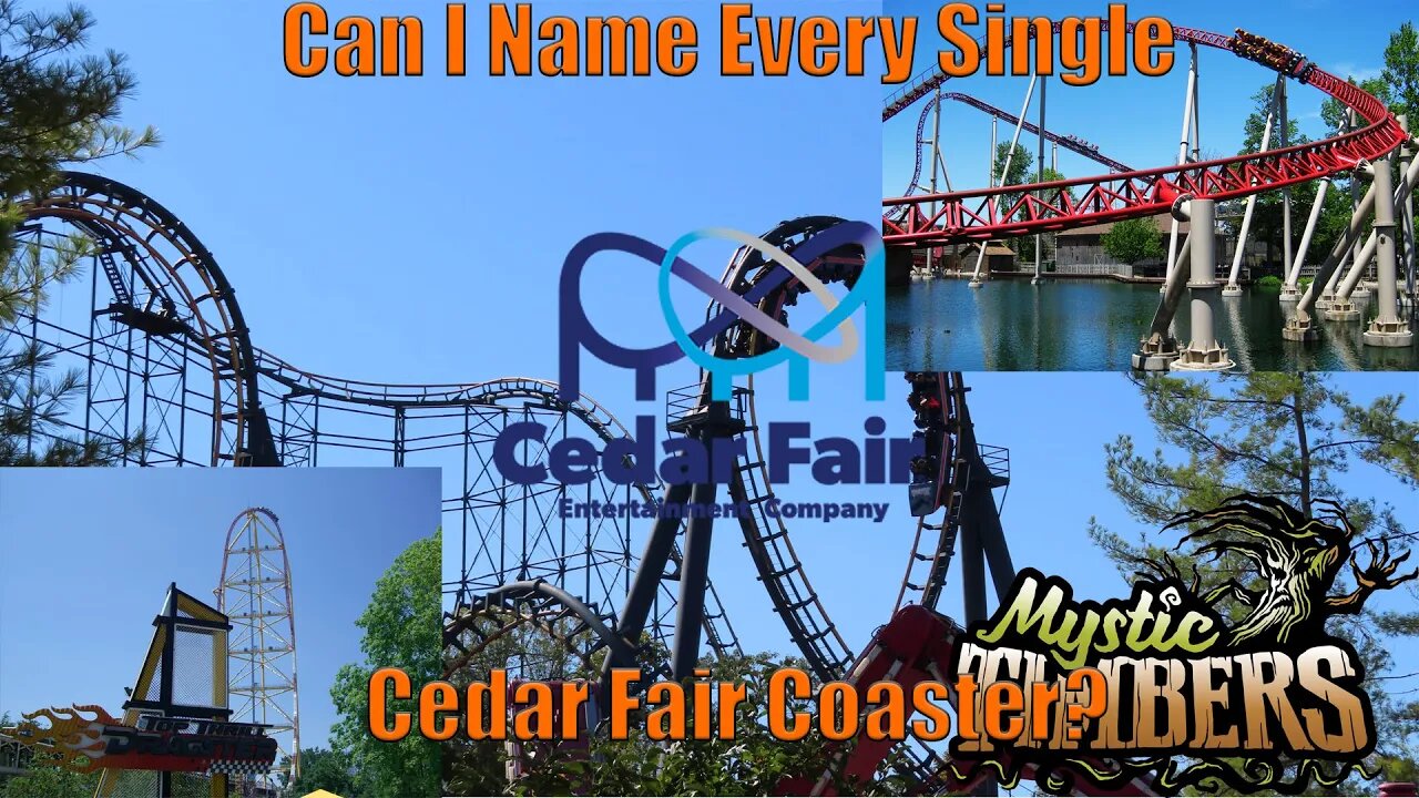 Can I Name ALL The Cedar Fair Roller Coasters?