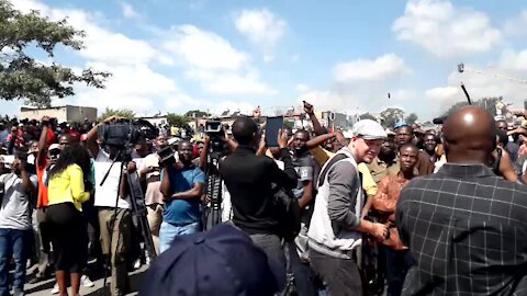 SOUTH AFRICA - Johannesburg - Alexander protest (videos) (zkH)