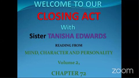 TOPM Ministry's Closing Act