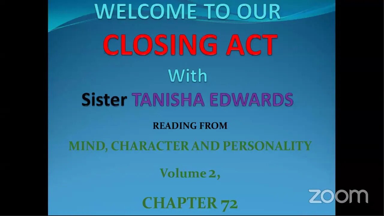 TOPM Ministry's Closing Act