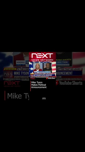 Mike Tyson Makes Political Announcement #shorts